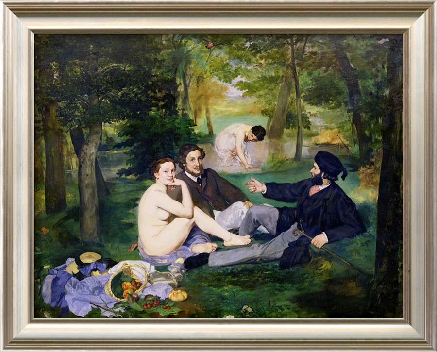 Dejeuner Sur L Herbe, 1863 - Edouard Manet Painting